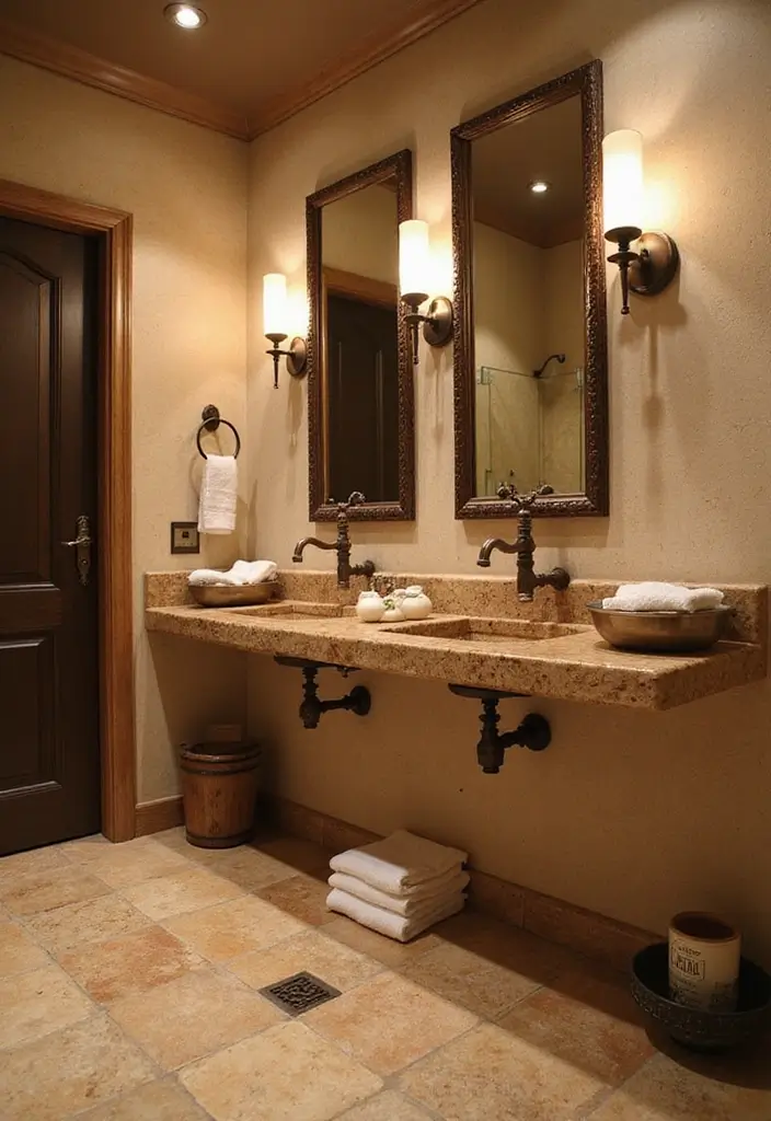 27 African Bathroom Decor Ideas With Cultural Beauty - 17. Unique Faucets and Fixtures