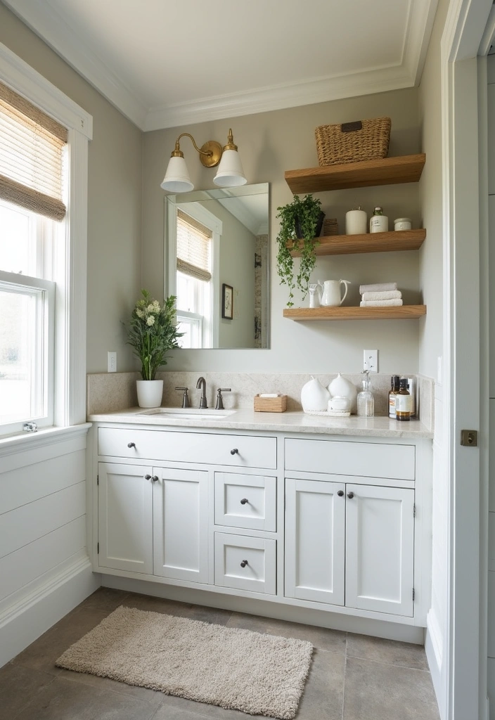 27 Bathroom Ideas Shower and Bath Combos That Work Perfectly - 12. Smart Storage Solutions