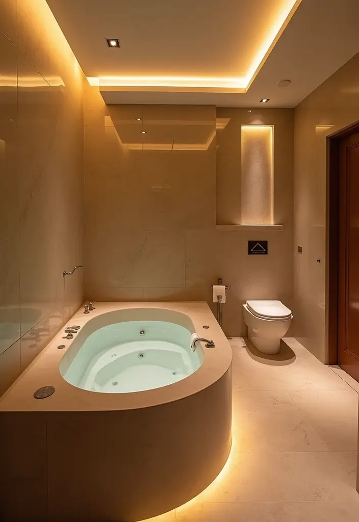 27 Bathroom Ideas Shower and Bath Combos That Work Perfectly - 17. Spa Bathing Experience