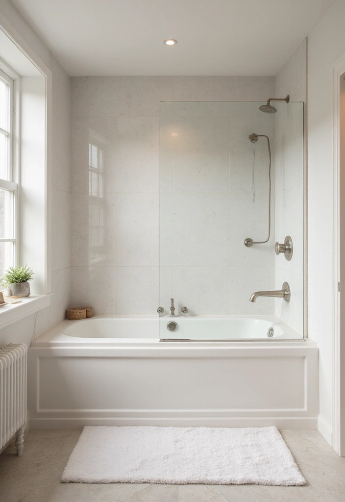 27 Bathroom Ideas Shower and Bath Combos That Work Perfectly - 18. Understated Elegance