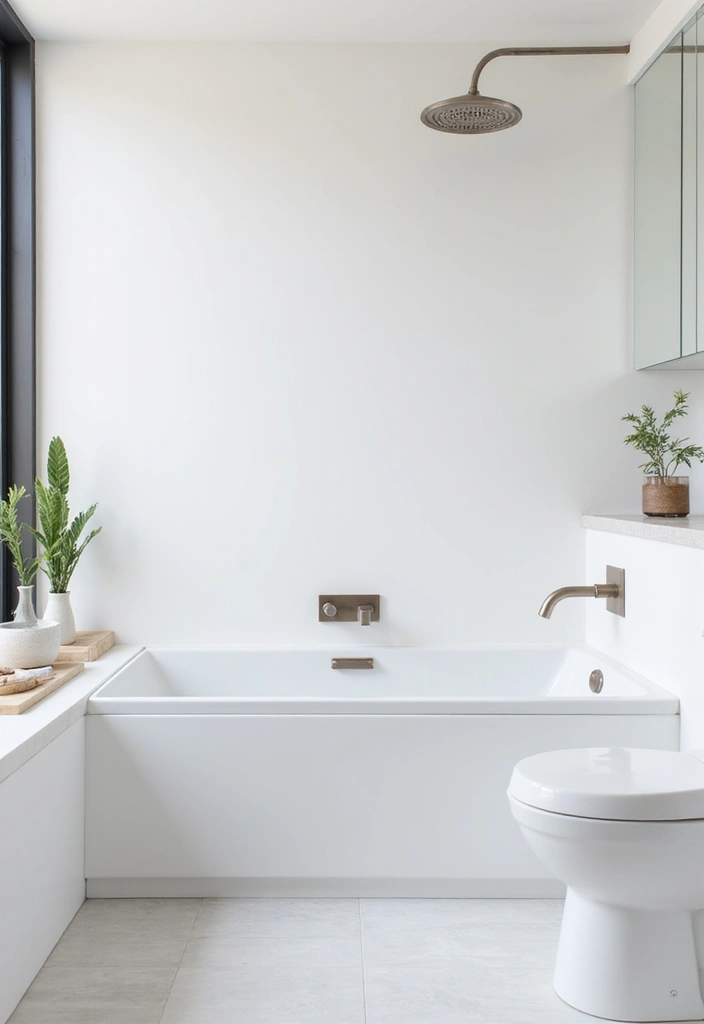 27 Bathroom Ideas Shower and Bath Combos That Work Perfectly - 2. Modern Minimalist Style
