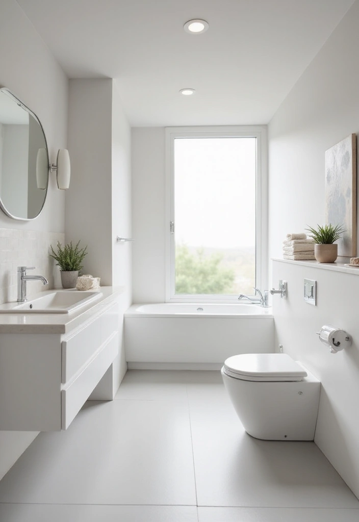 27 Cute Bathroom Aesthetic Ideas That Make Mornings Better - 11. Minimalist Approach