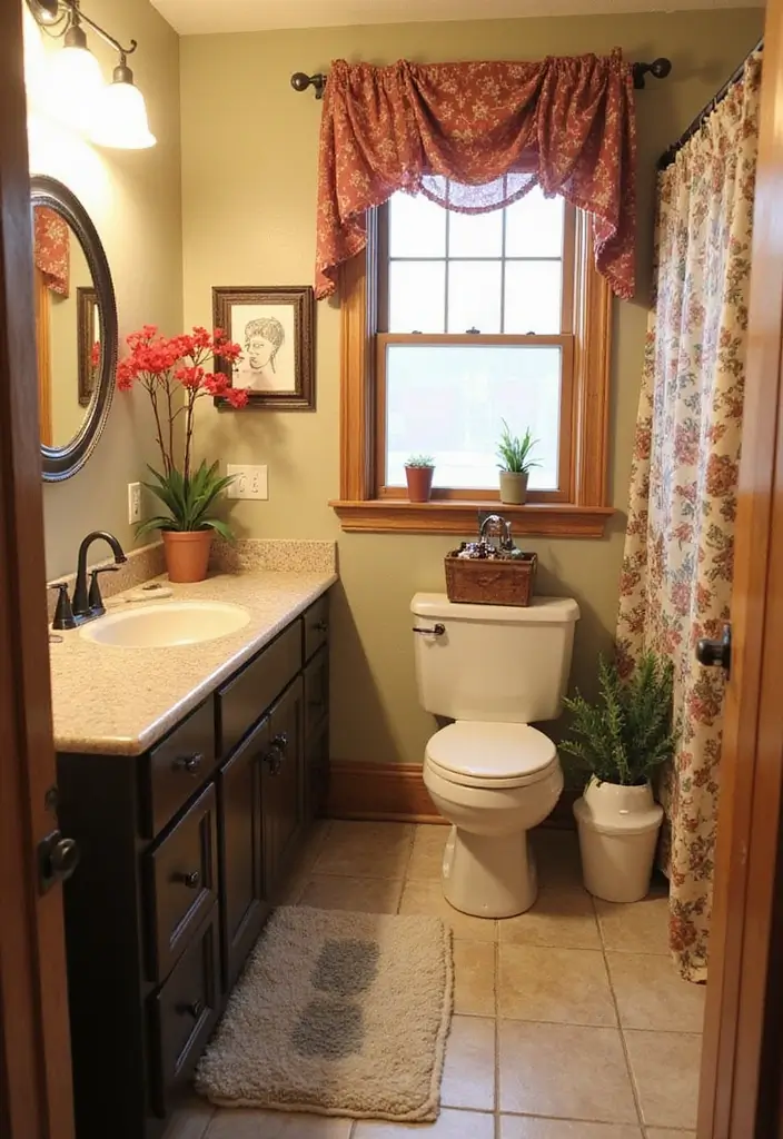 27 Half Bathroom Paint Ideas That Make a Big Impact - 19. Seasonal Color Changes