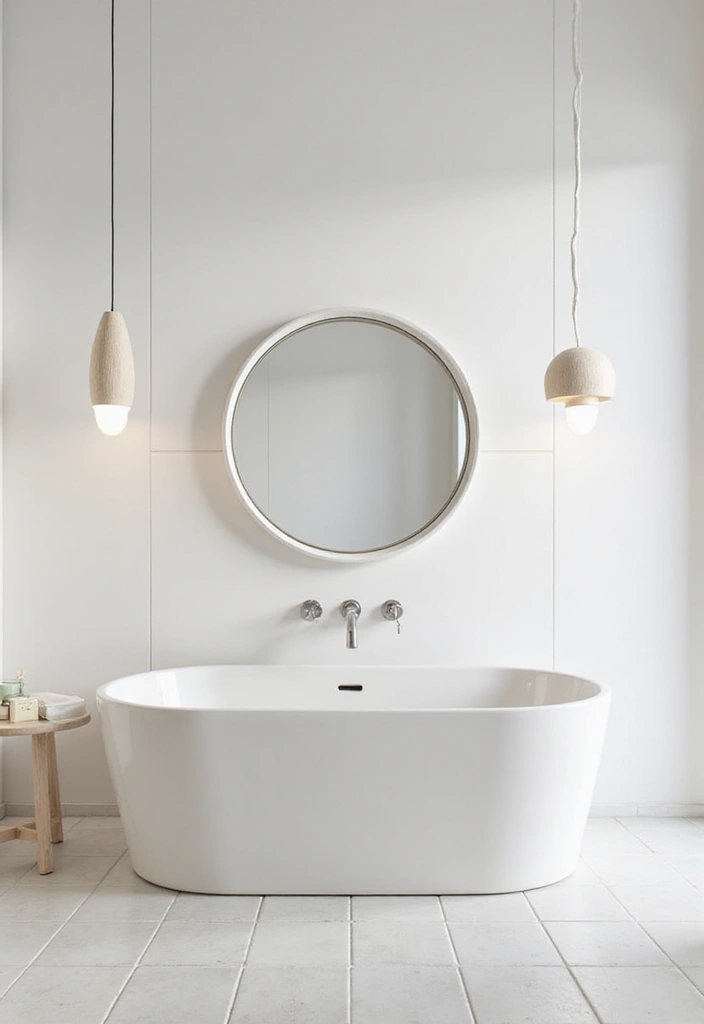 27 Light Bathroom Ideas That Feel Airy and Bright - 1. Soft White Walls