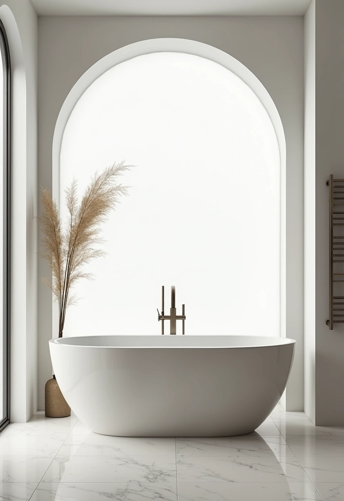 27 Light Bathroom Ideas That Feel Airy and Bright - 13. Minimalist Bathtubs