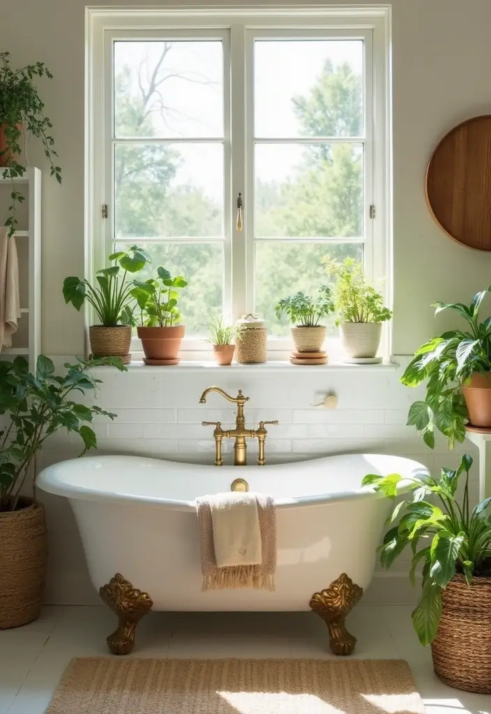27 Light Bathroom Ideas That Feel Airy and Bright - 27. Seasonal Decor Changes