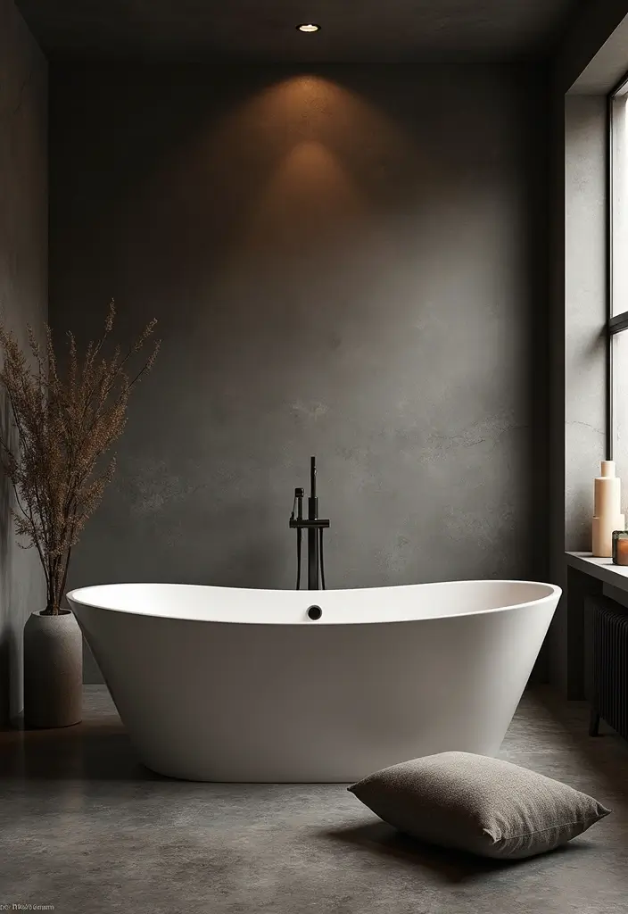 27 Moody Bathroom Decor Ideas With Spa Energy - 5. Elegant Bathtubs