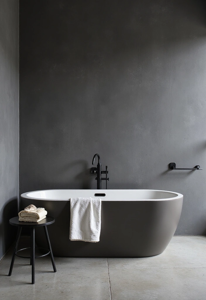 27 Moody Bathroom Decor Ideas With Spa Energy - 7. Minimalist Decor