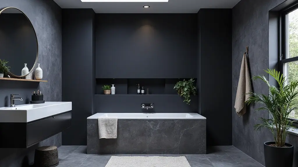 27 Navy and Black Bathroom Ideas That Feel Bold and Modern