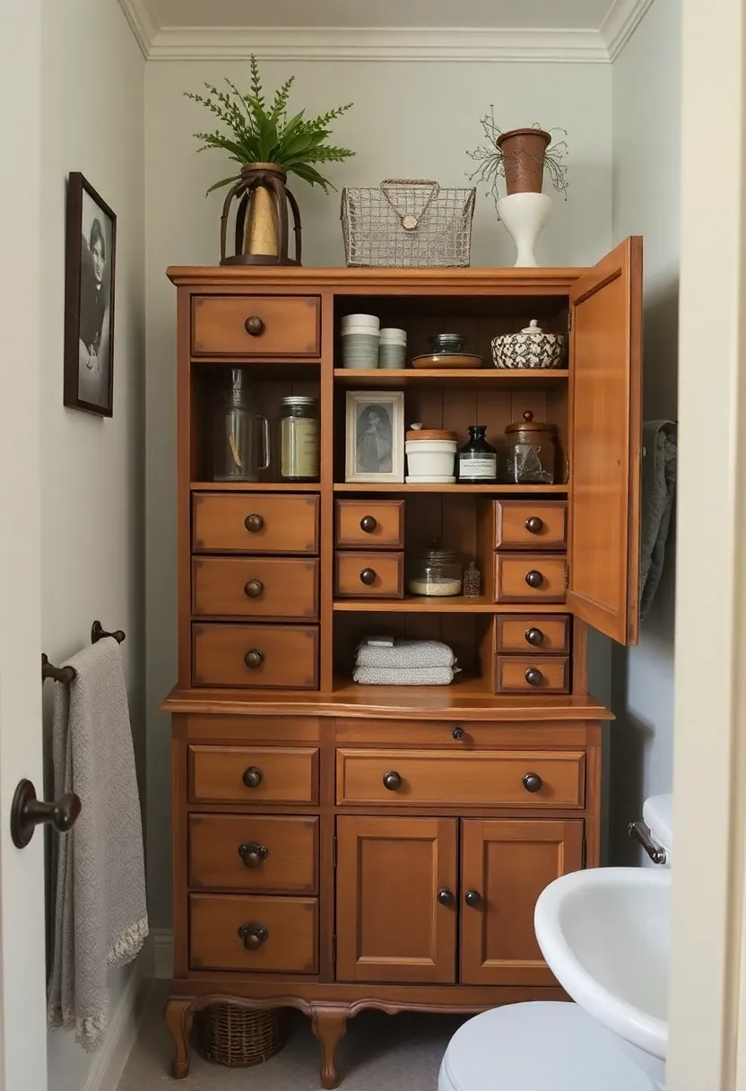 27 Small Bathroom Cabinet Ideas That Add Storage - 27. Bathroom Apothecary