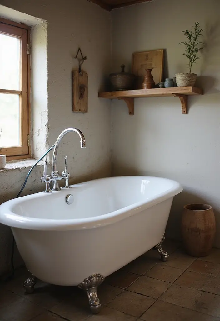 27 Small Bathroom Sink Ideas That Save Space Stylishly - 24. Farmhouse Sinks