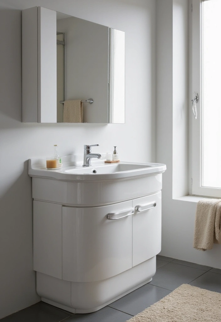 27 Small Bathroom Sink Ideas That Save Space Stylishly - 26. Combination Sink and Storage Units