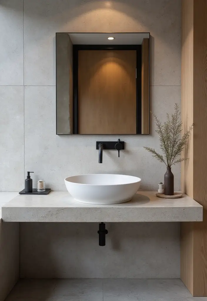 27 Small Bathroom Sink Ideas That Save Space Stylishly - 5. Floating Sinks