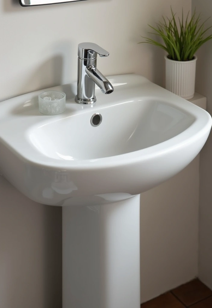 27 Small Bathroom Sink Ideas That Save Space Stylishly - 7. Narrow Sink Designs