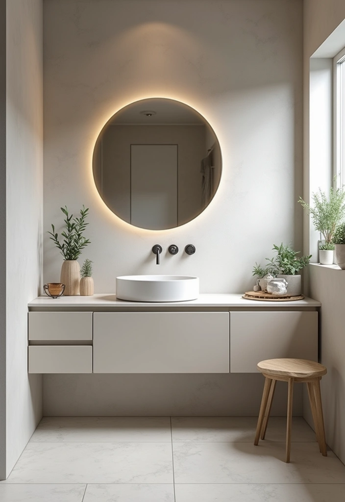 27 Small Cabin Bathroom Ideas With Rustic Charm - 11. Minimalistic Design