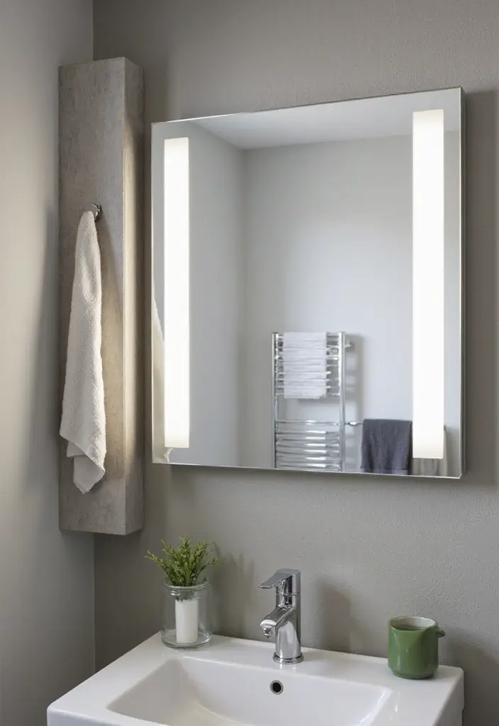 27 Wet Room Bathroom Small Layout Ideas That Work - 19. Multi-Functional Mirrors