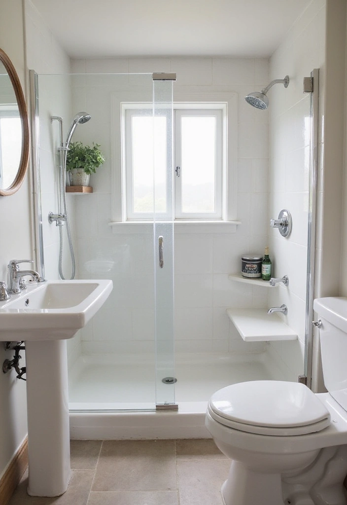 27 Wet Room Bathroom Small Layout Ideas That Work - 5. Dual-Purpose Fixtures