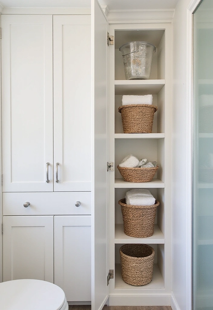 27 Wet Room Bathroom Small Layout Ideas That Work - 6. Smart Storage Solutions