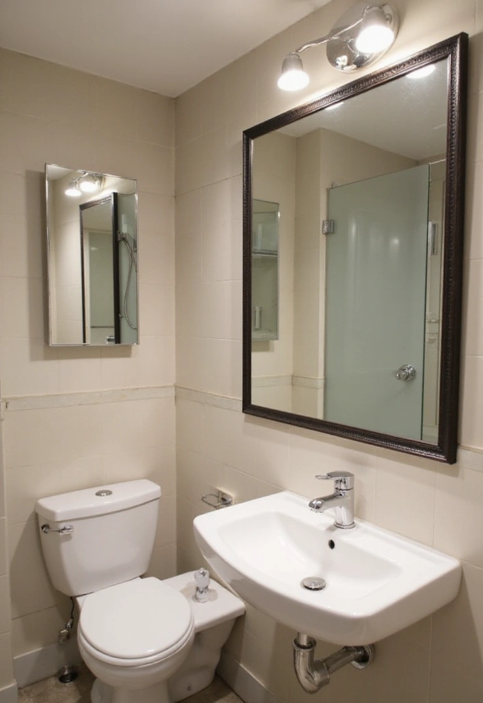 27 Wet Room Bathroom Small Layout Ideas That Work - 9. Clever Use of Mirrors