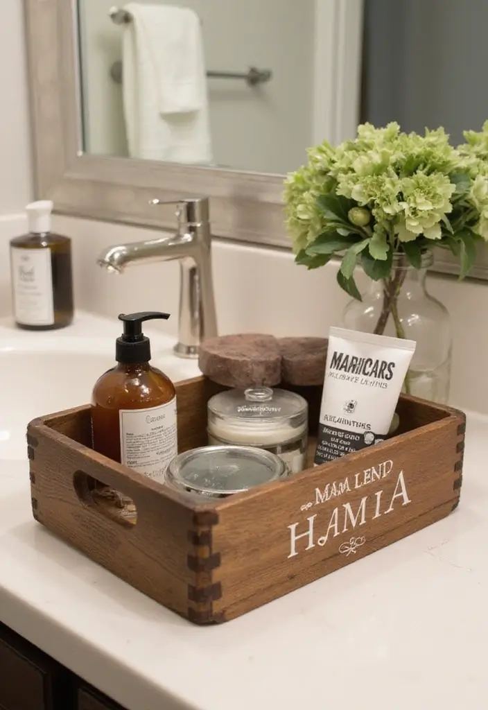 28 Bathroom Caddy Ideas That Organize With Style - 25. Personalized Caddies: Make It Yours