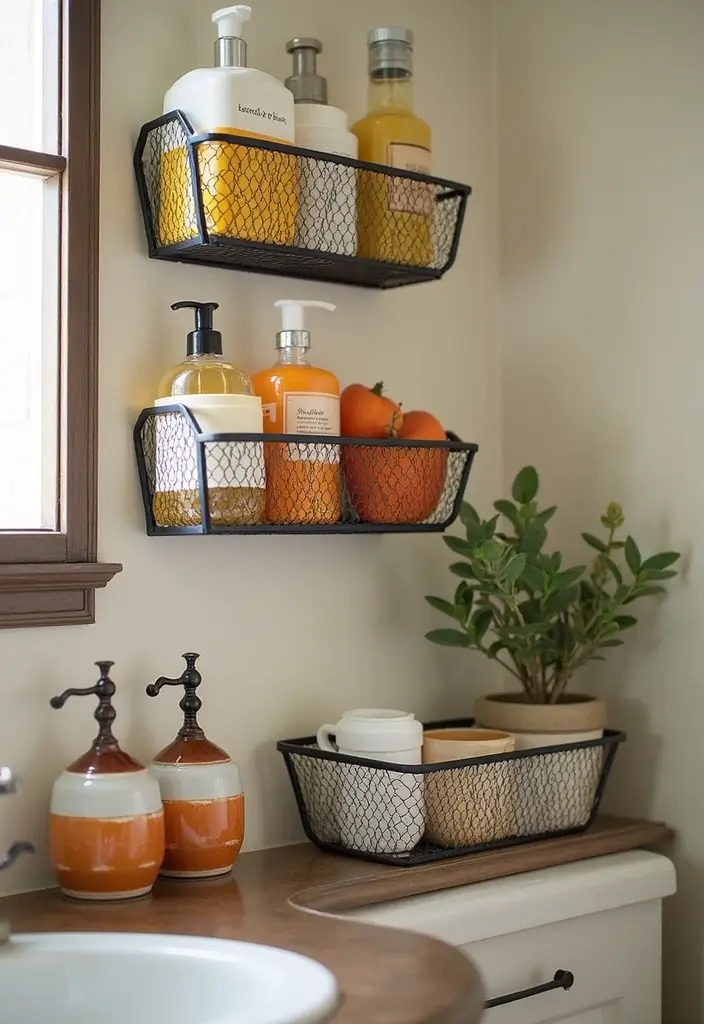 28 Bathroom Caddy Ideas That Organize With Style - 28. Seasonal Color Changes: Refresh Your Space