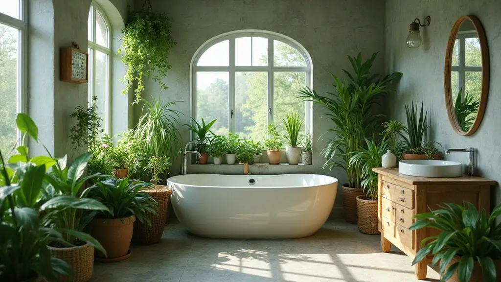28 Bathroom Ideas Green and Serene for a Natural Vibe