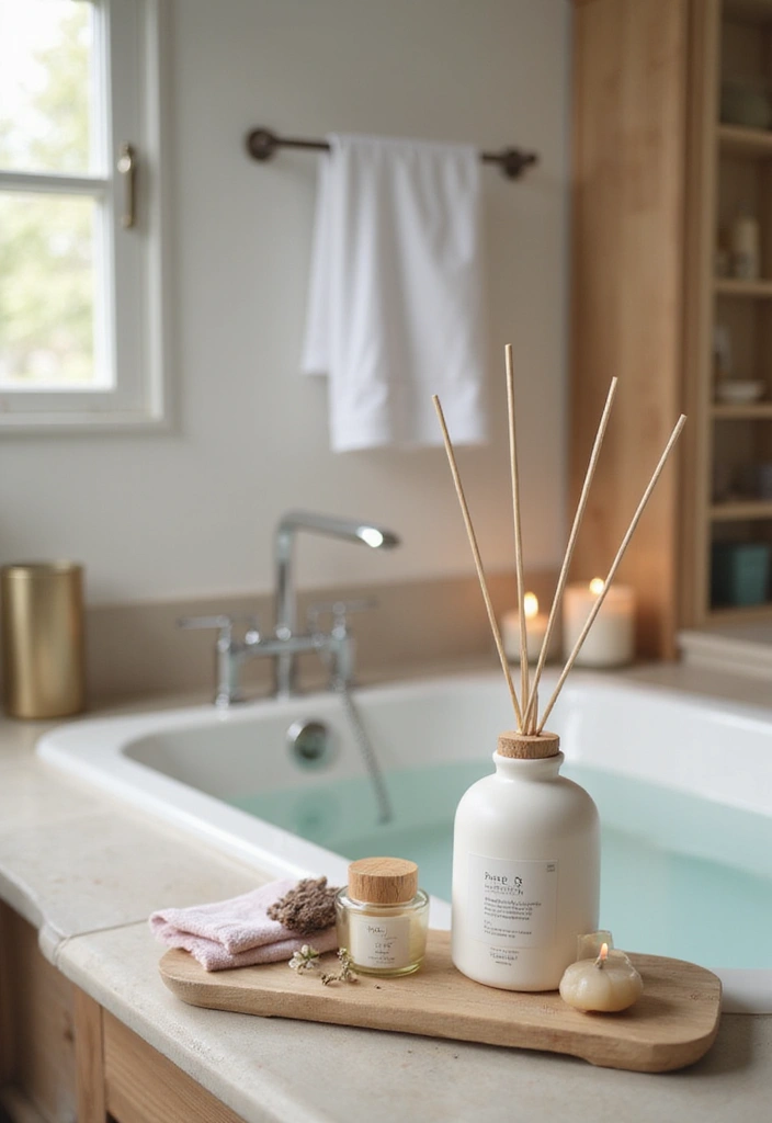 28 Bathroom With Bathtub Ideas That Feel Relaxing - 22. Scented Elements