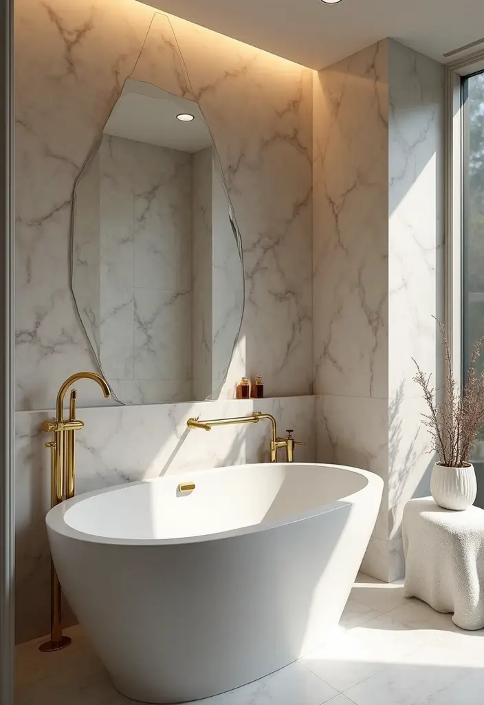28 Bathroom With Bathtub Ideas That Feel Relaxing - 6. Luxurious Marble