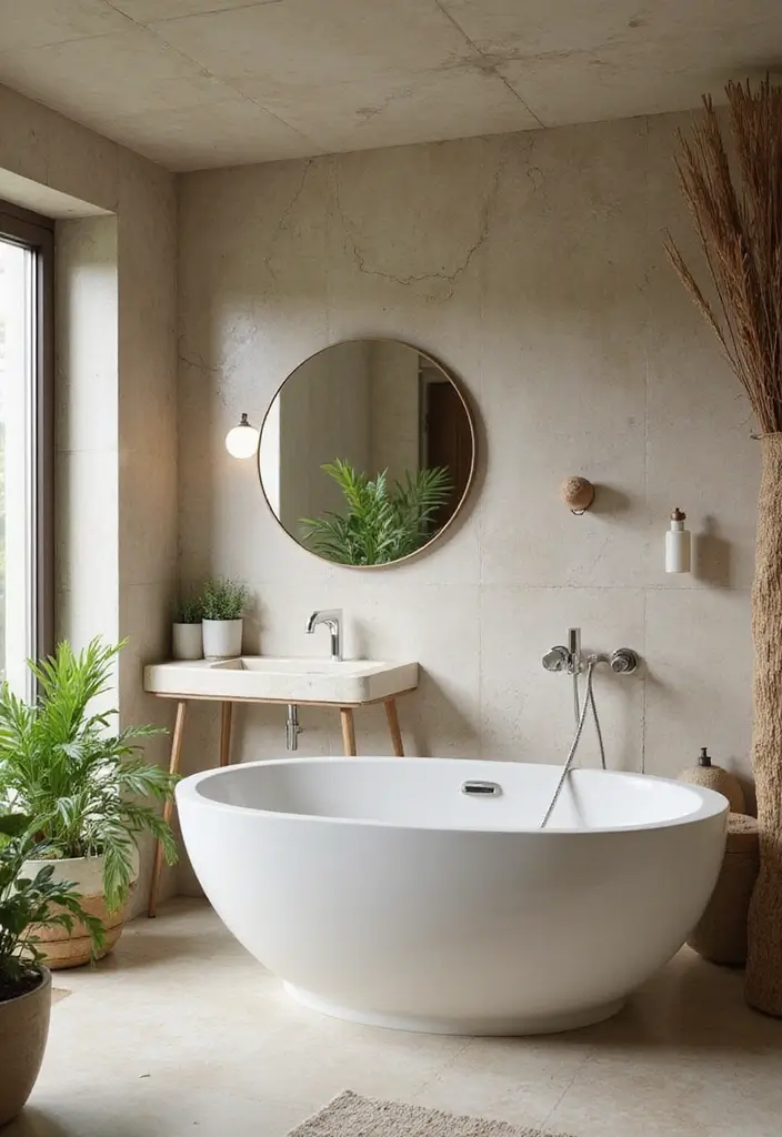 28 Cabana Bathroom Ideas for a Resort-Like Feel - 27. Focus on Sustainability