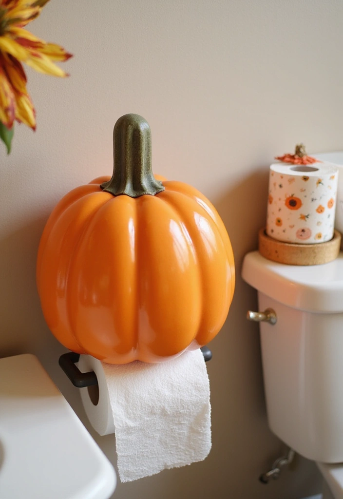 28 Halloween Bathroom Ideas That Are Spooky and Fun - 20. Fun Toilet Paper Holders