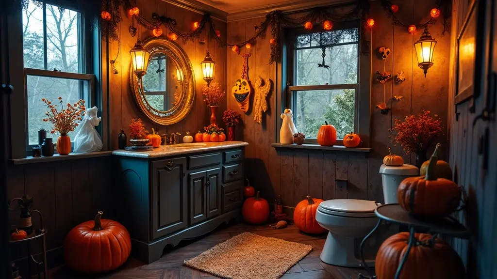 28 Halloween Bathroom Ideas That Are Spooky and Fun