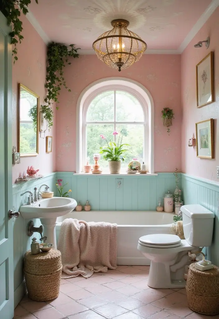 28 Kids Bathroom Ideas That Are Playful and Easy to Clean - 10. Enchanted Fairy Garden