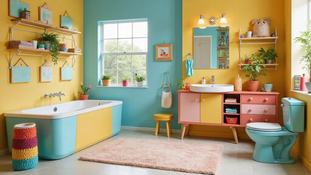 28 Kids Bathroom Ideas That Are Playful and Easy to Clean