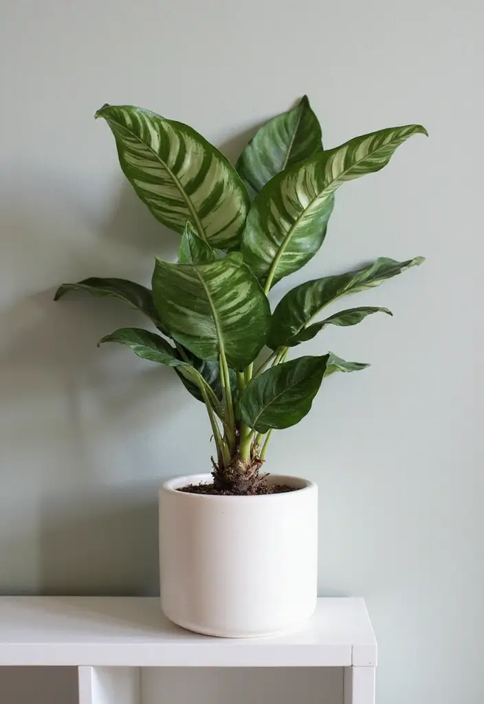 28 Plants in Bathroom Ideas That Freshen the Air - 18. Nerve Plant: Intricate Beauty