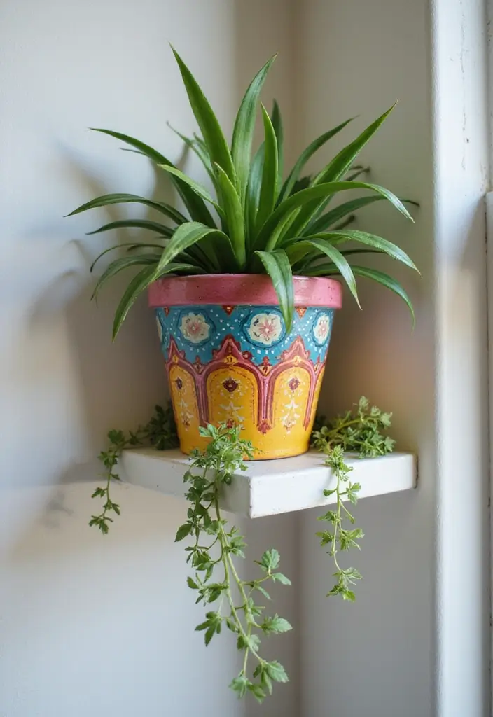 28 Plants in Bathroom Ideas That Freshen the Air - 4. Spider Plant: Purifying and Playful