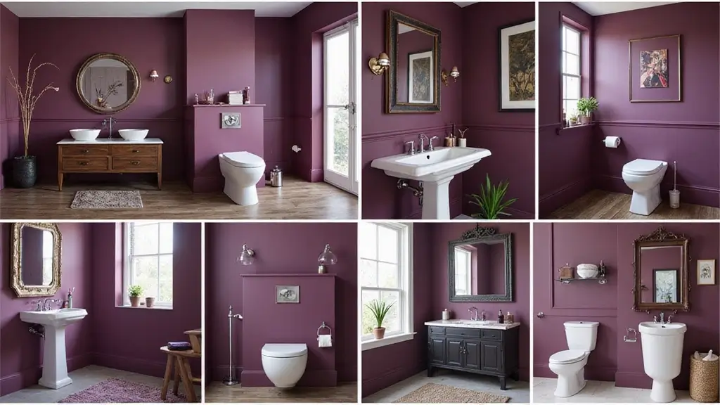 28 Plum Bathroom Ideas With Deep Luxurious Tones
