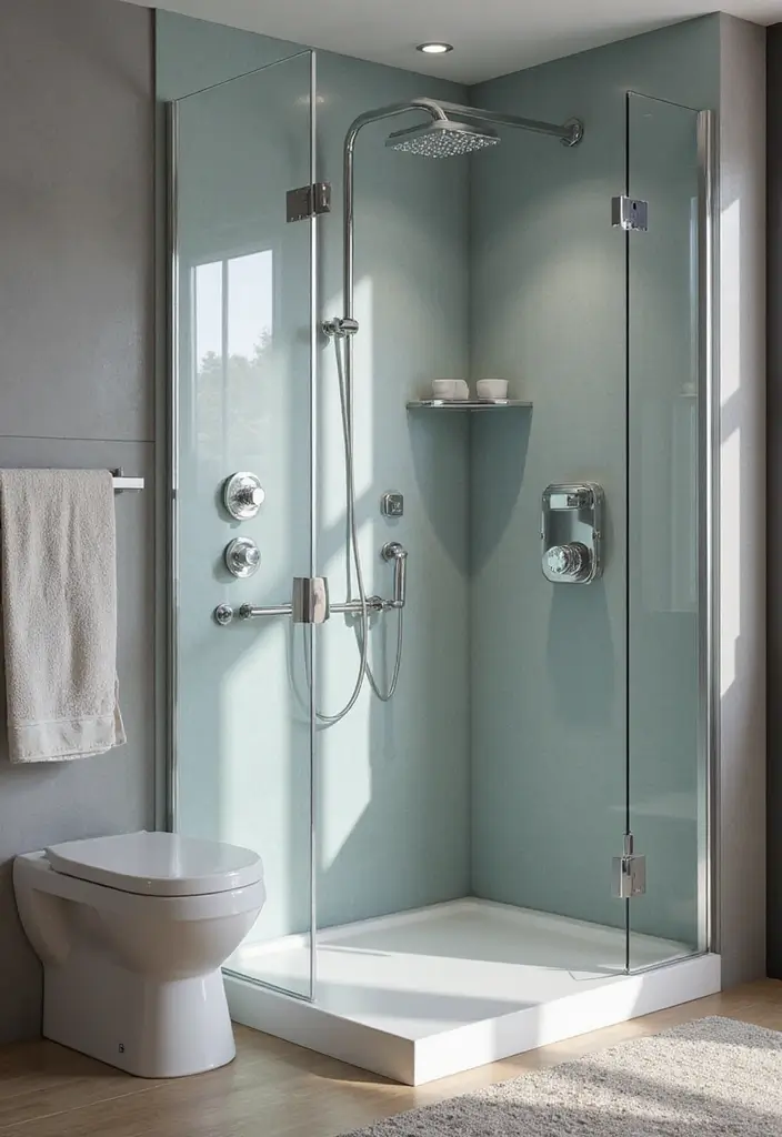 28 Shower Ideas Bathroom Designs That Inspire Renovations - 17. Smart Shower Technology