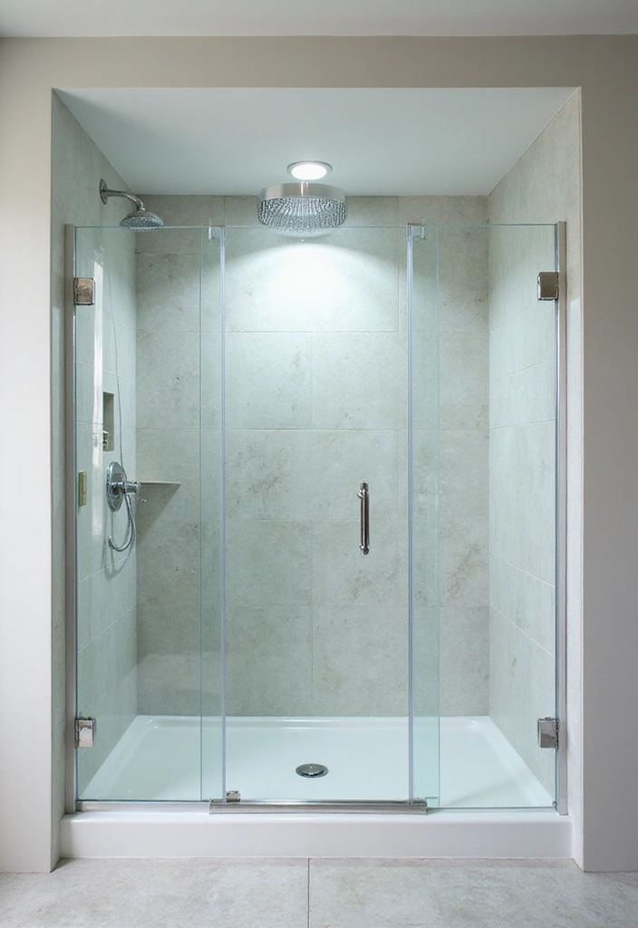 28 Shower Ideas Bathroom Designs That Inspire Renovations - 23. Shower Screens Instead of Curtains