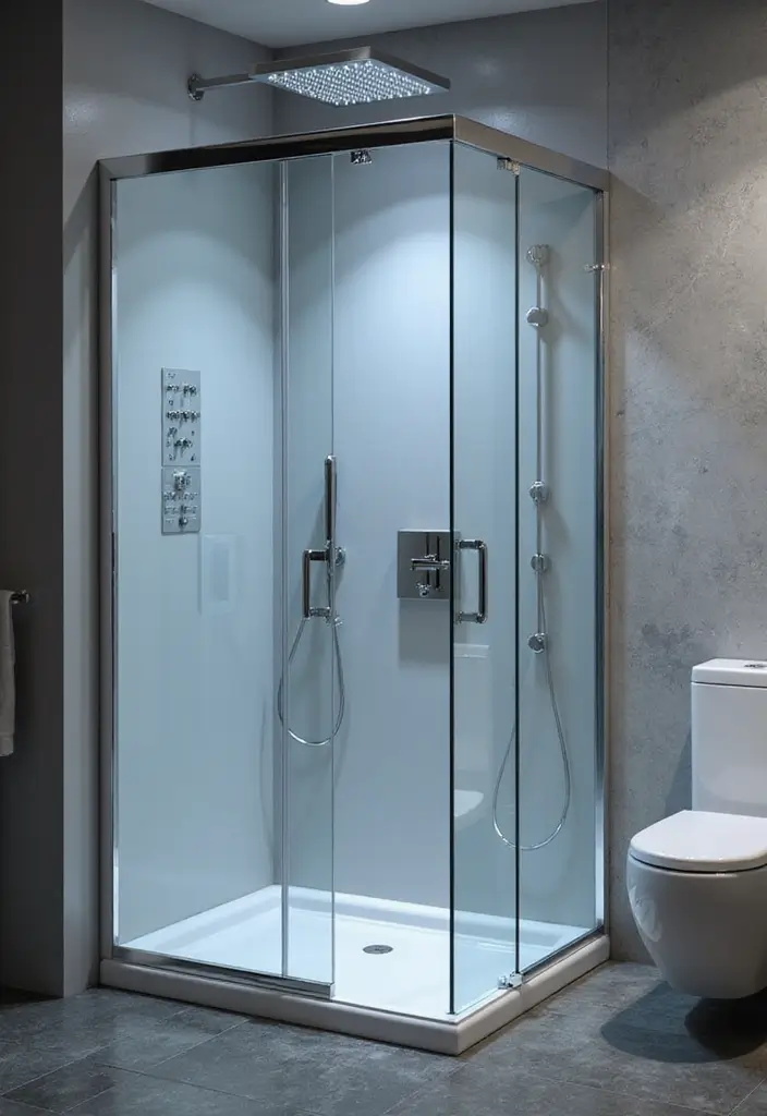 28 Shower Ideas Bathroom Designs That Inspire Renovations - 25. Heat-Mapped Showers