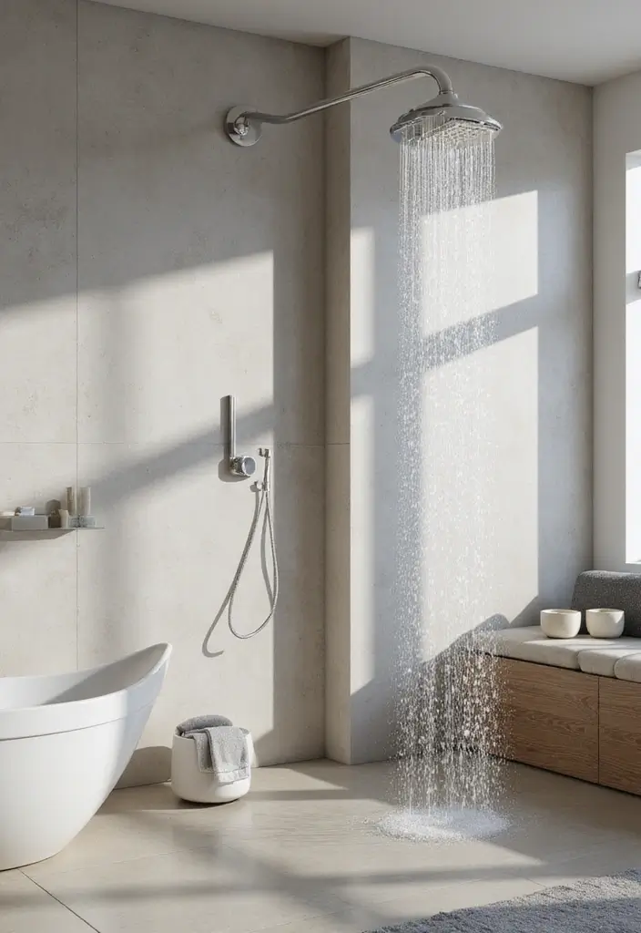 28 Shower Ideas Bathroom Designs That Inspire Renovations - 5. Low Flow Showerheads