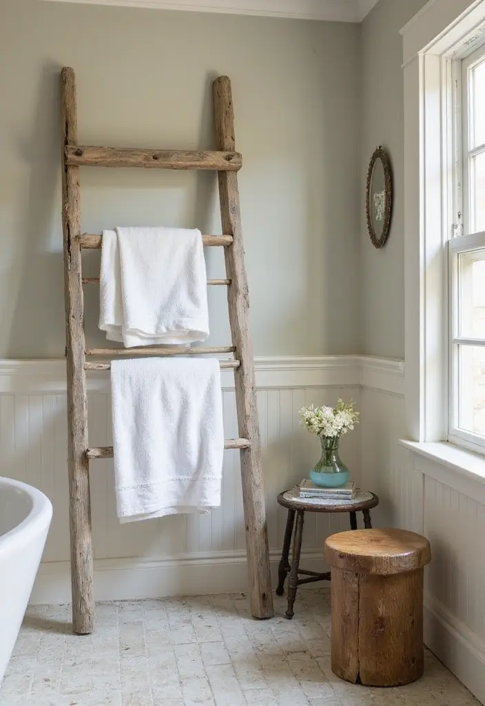 28 Teen Boy Bathroom Ideas That Are Cool and Functional - 11. Vintage Pieces