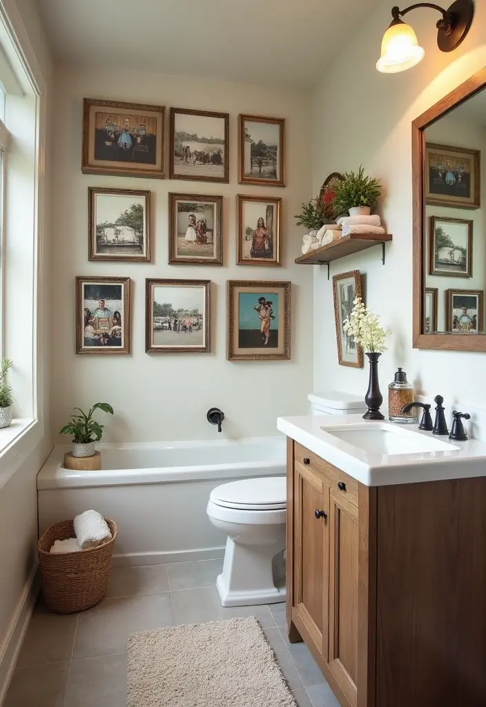 28 Teen Boy Bathroom Ideas That Are Cool and Functional - 14. Personalized Decor