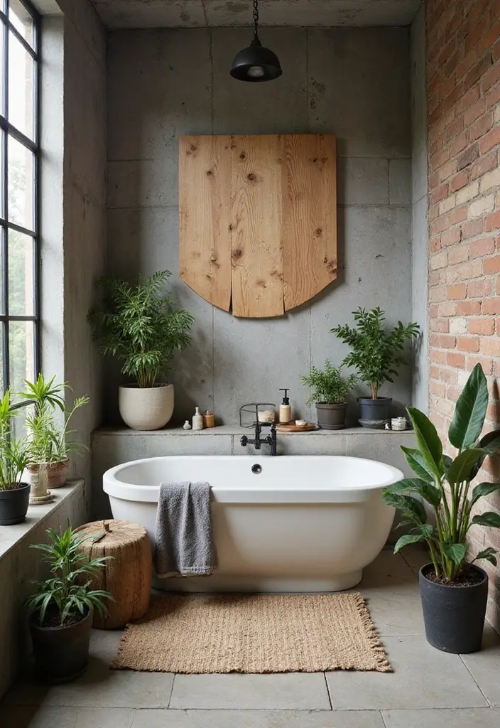 28 Teen Boy Bathroom Ideas That Are Cool and Functional - 17. Natural Elements