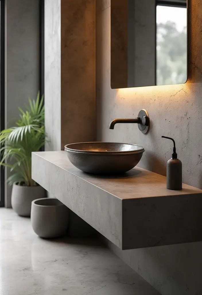 28 Teen Boy Bathroom Ideas That Are Cool and Functional - 24. Industrial-Style Sink