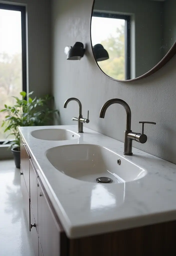 28 Teen Boy Bathroom Ideas That Are Cool and Functional - 26. Functional Faucets