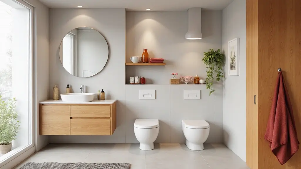 28 Toilet and Sink Bathroom Ideas That Maximize Small Spaces