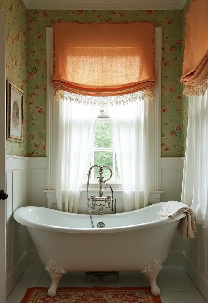 28 Whimsical Bathroom Ideas That Feel Magical - 19. Magical Window Treatments