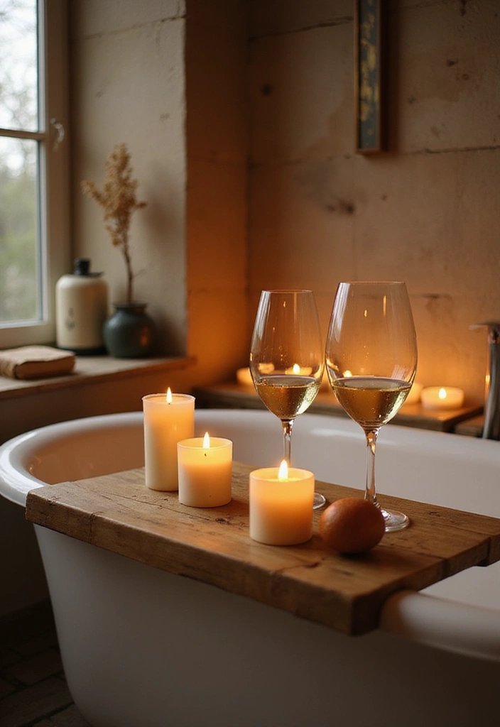 28 Whimsical Bathroom Ideas That Feel Magical - 9. Bathtub Tray Tables