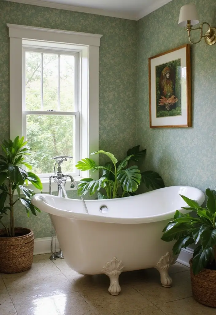 29 Bali Bathroom Design Inspirations With a Tropical Feel - 14. Clawfoot Tubs