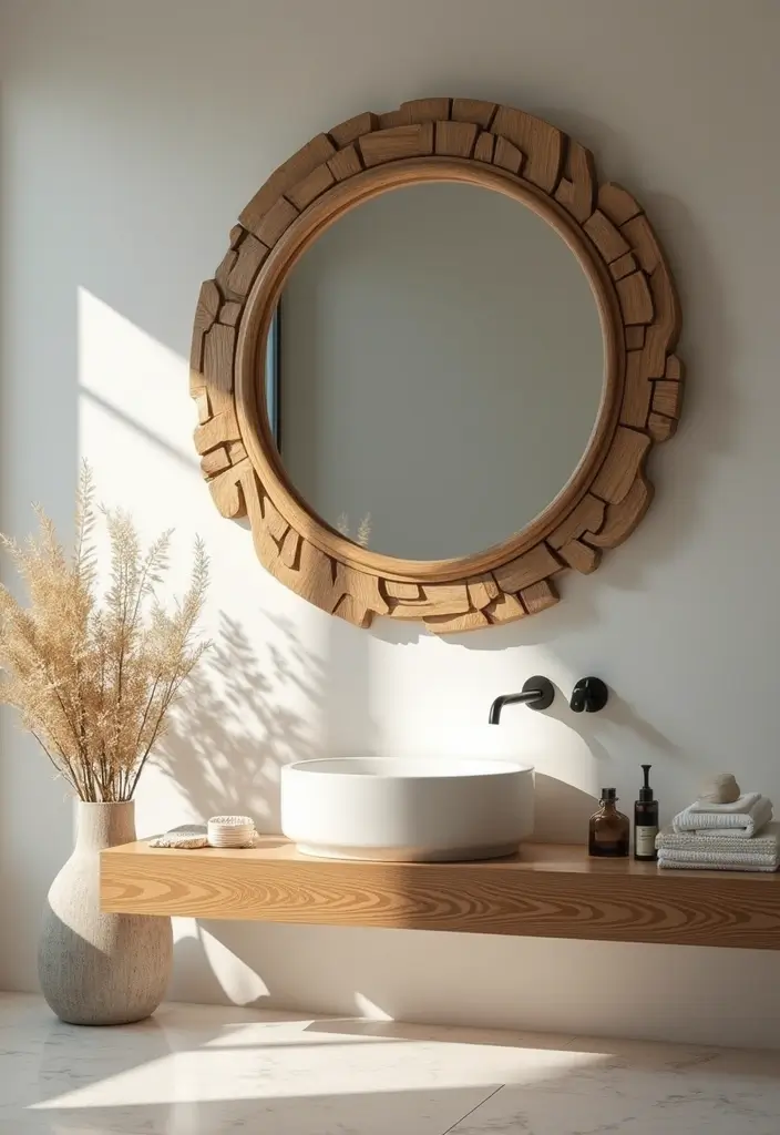 29 Bali Bathroom Design Inspirations With a Tropical Feel - 17. Mirrored Accents